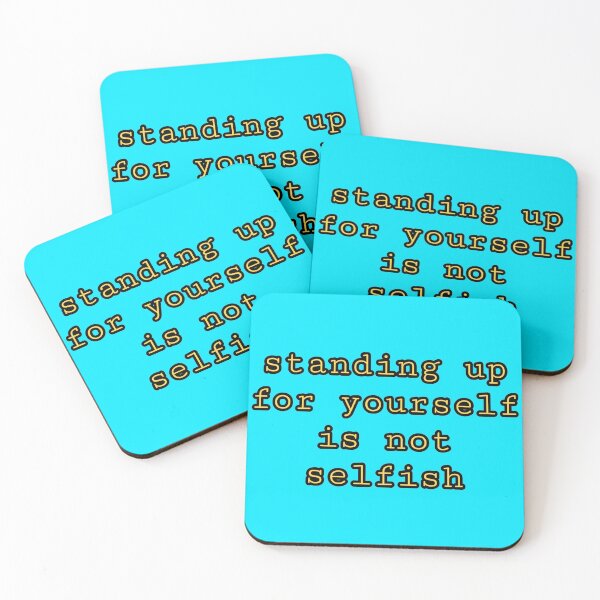 Item preview, standing up for yourself is not selfish - yellow designed and sold by snail-galaxy.
