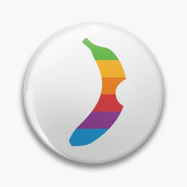Item preview, Banana Computer Logo (rainbow) designed and sold by bugeats.