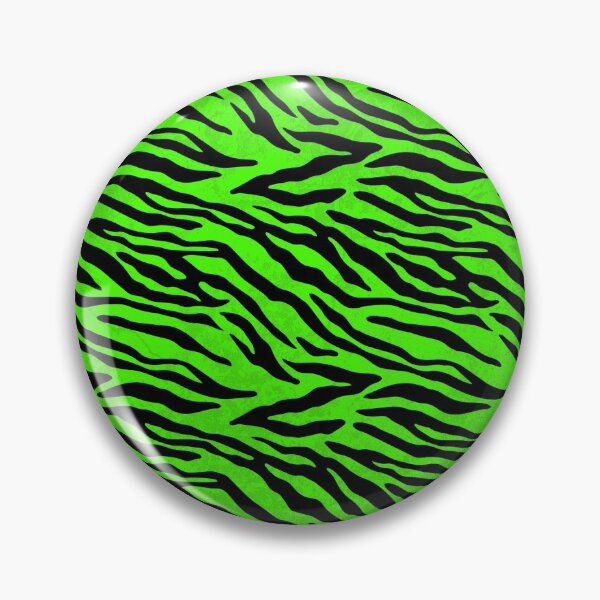 Item preview, Neon Green Tiger Stripe Pattern designed and sold by wheedesign.