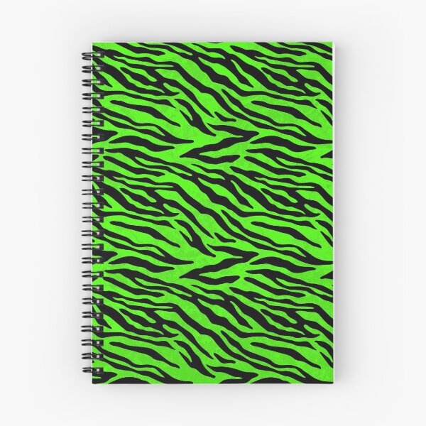 Aperçu de l'œuvre Motif de rayures de tigre vert fluo créée et vendue par wheedesign.