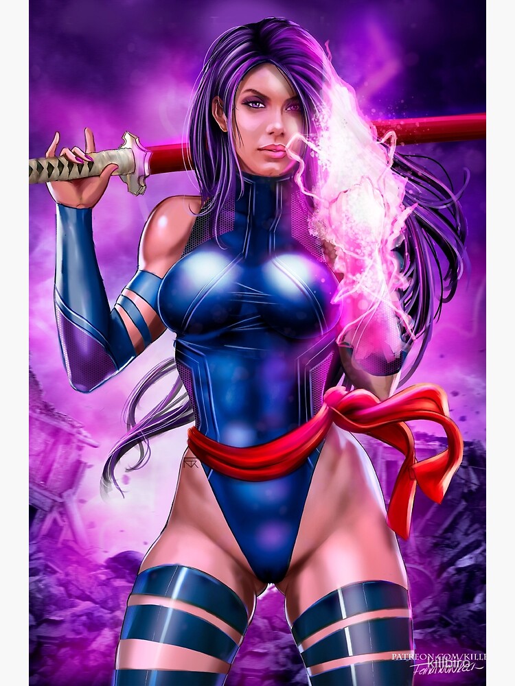 Psylocke Poster By Killbiro Redbubble