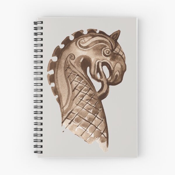 Item preview, Viking Longship Dragon Figurehead in Watercolour designed and sold by thoughtsupnorth.