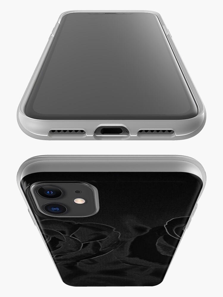 Alternative Ansicht von Ein Paar Rosen in Schwarz iPhone-Hülle & Cover
