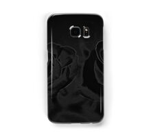 A pair of roses in black