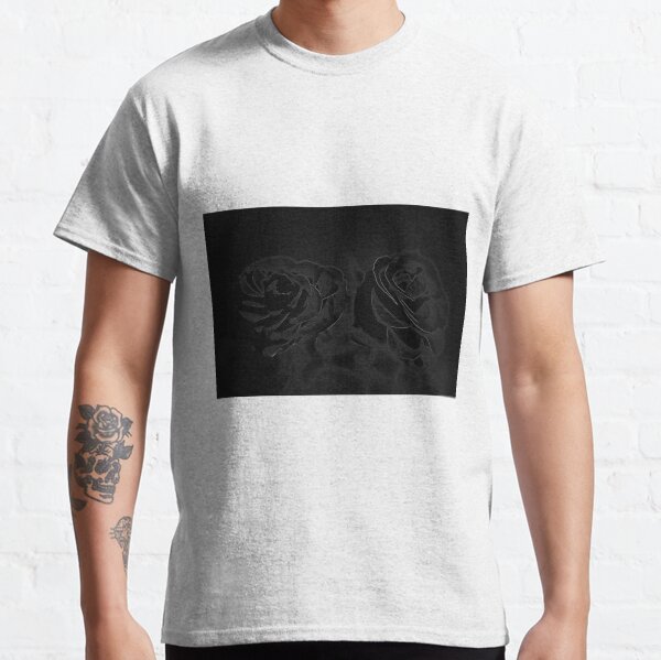 Ein Paar Rosen in Schwarz Classic T-Shirt