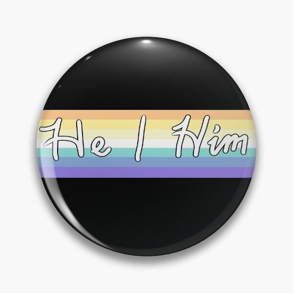 Item preview, Genderfaun - He/Him Cursive designed and sold by daxolotl.