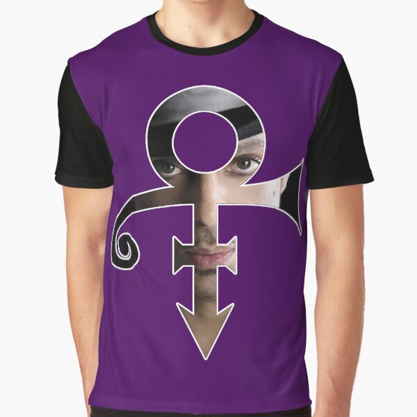 PRINCE LOVE SYMBOL PORTRAIT Graphic T-Shirt