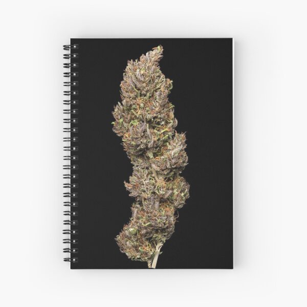 Red Dot Cannabis Flower Spiral Notebook