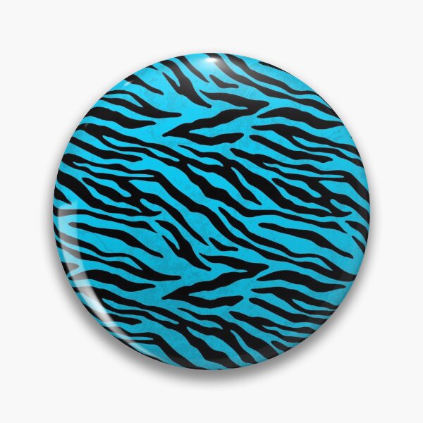 Item preview, Turquoise Tiger Stripe Pattern designed and sold by wheedesign.