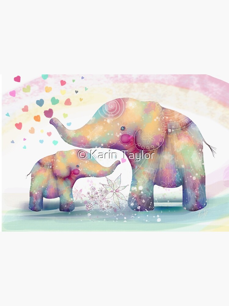 elephant affection by karin