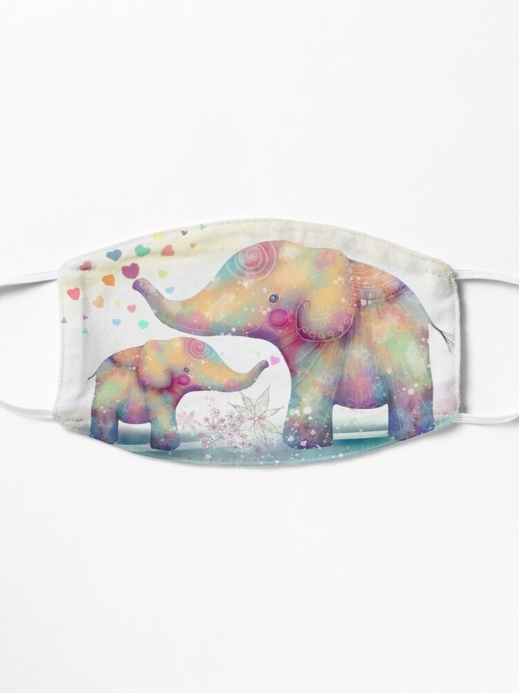 Alternate view of elephant affection Mask