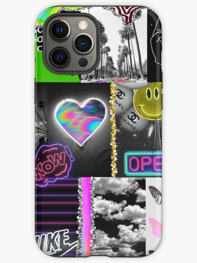 Neon Color Background Chanel iPhone 12 Pro Max Case