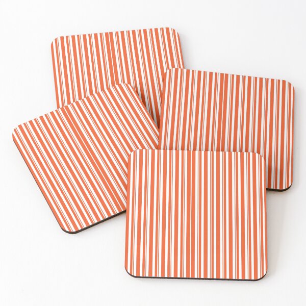 Item preview, Dapper Stripes, Orange designed and sold by Heyday Threads.