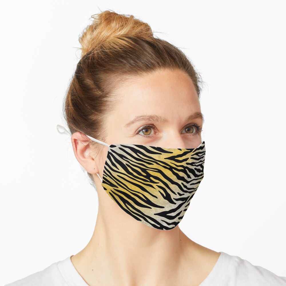 Tiger Stripe Pattern Mask