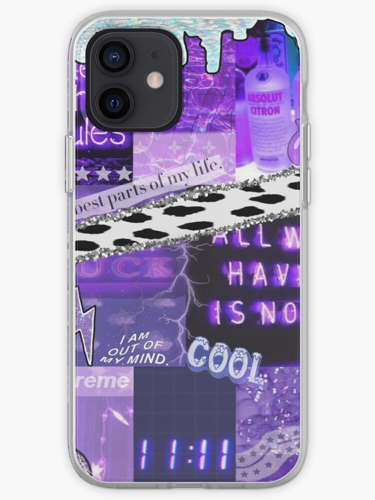 Purple Aesthetic Iphone Case Cover By Wallpaperbyjuli Redbubble