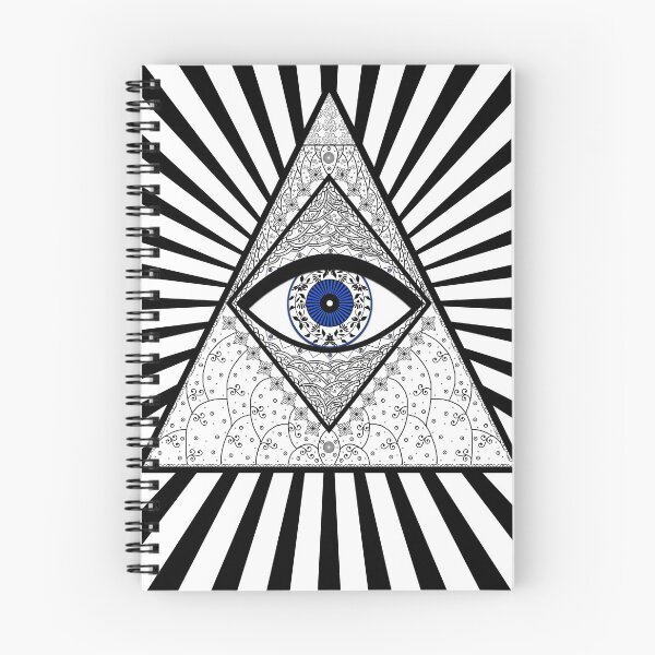 Item preview, Evil Eye. Good luck charm. Good energy. Jinx. Evil Eye Triangle.  designed and sold by ArtsyHart.
