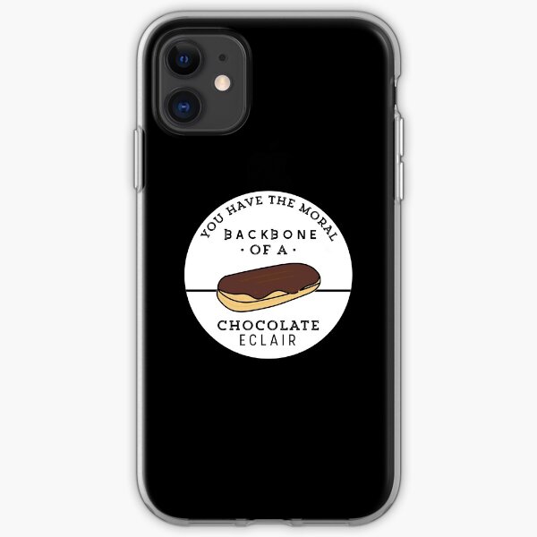 moral backbone of a chocolate eclair iPhone Soft Case