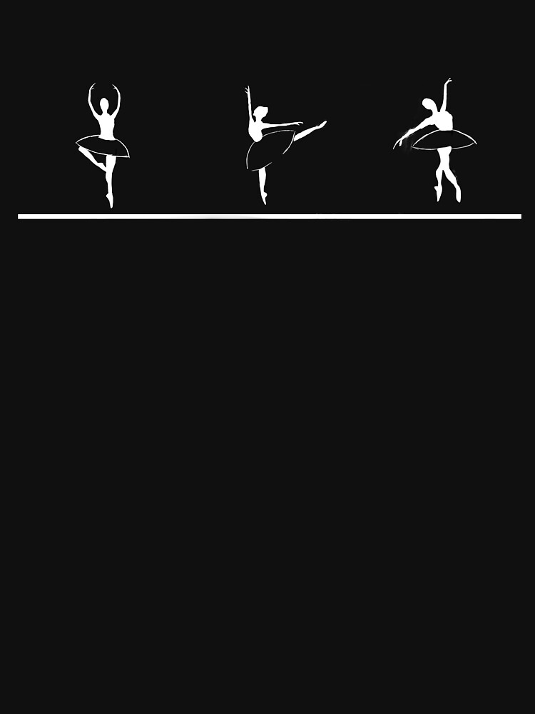 Thumbnail 3 of 3, Fitted Scoop T-Shirt, ballet designed and sold by Jeydah.
