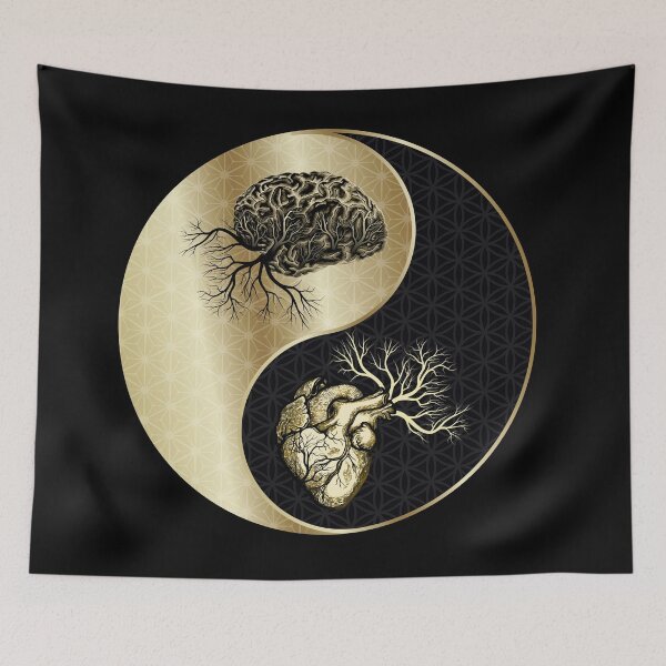 Item preview, Harmony Of Heart And Mind - Yin Yang designed and sold by Good Vibe Quotes.