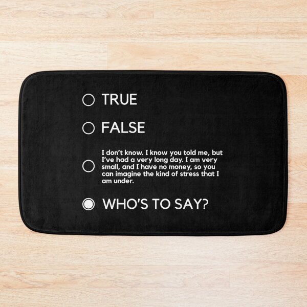 Item preview, Who's To Say John Mulaney designed and sold by usernate.