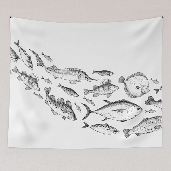 Item preview, SCHOOL OF FISH designed and sold by ssduckman.