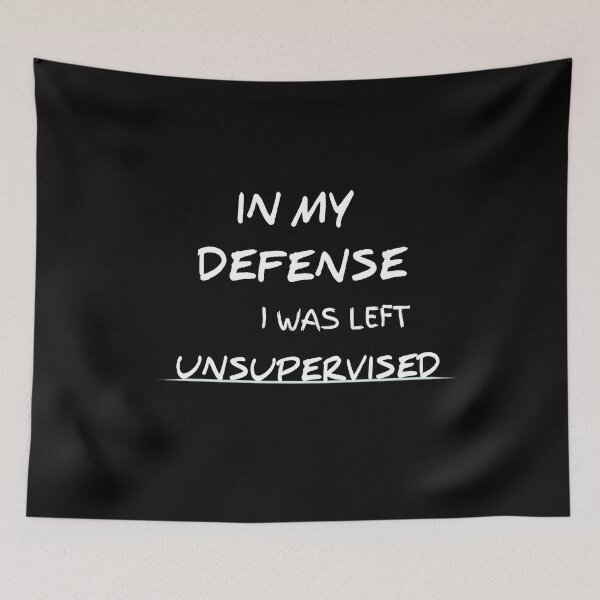 Item preview,   In my defense, I was left unsupervised : cute family gift idea for mom, dad & siblings designed and sold by MODERN DESIGNS.