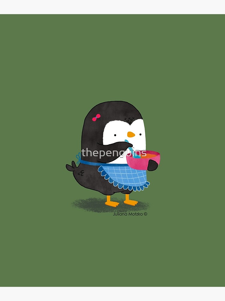 Daisy Penguin cooking by thepenguins