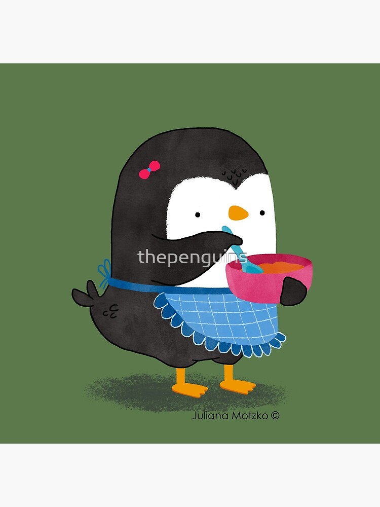 Daisy Penguin cooking by thepenguins