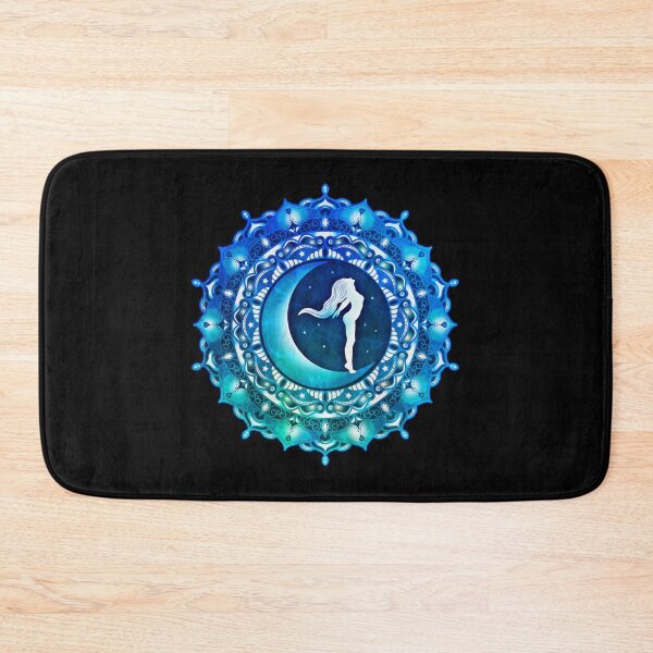 Item preview, Crescent Moon Goddess Mandala designed and sold by serenaking.