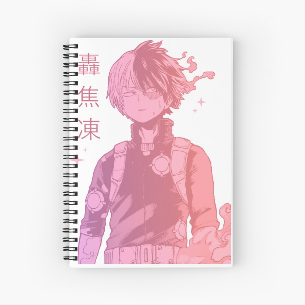 Pink Todoroki Art Print By Suggabatt Redbubble