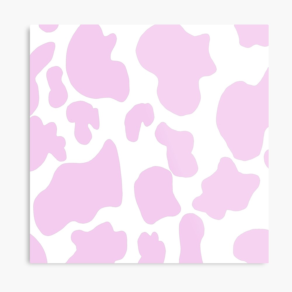 Pink Cow Print Canvas Print By Xoxobrooklynn Redbubble - pink cow print outfit roblox