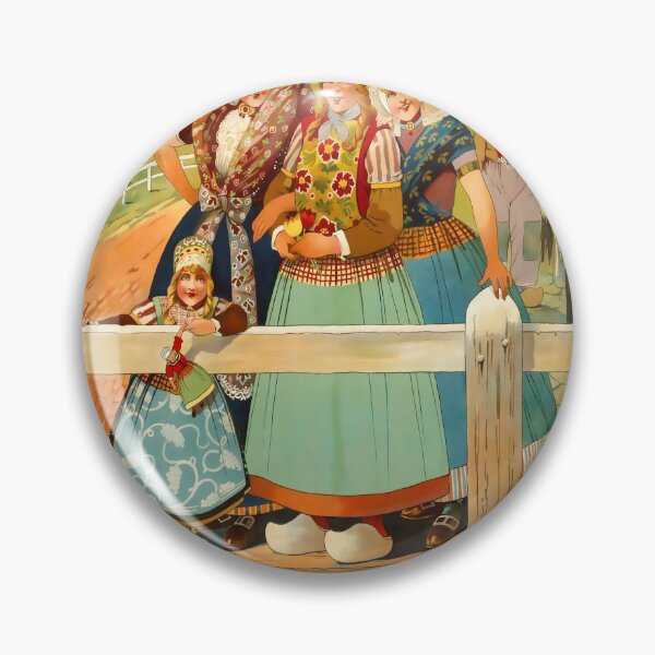Item preview, Picturesque Holland vintage travel poster designed and sold by stickart-marek.