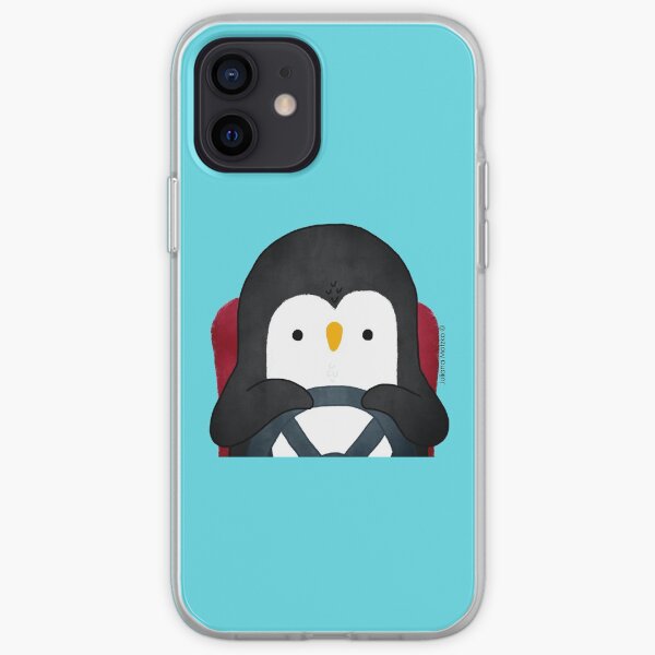 Penguin Driving iPhone Soft Case