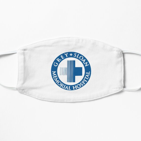grey + sloan memorial hospital Flat Mask