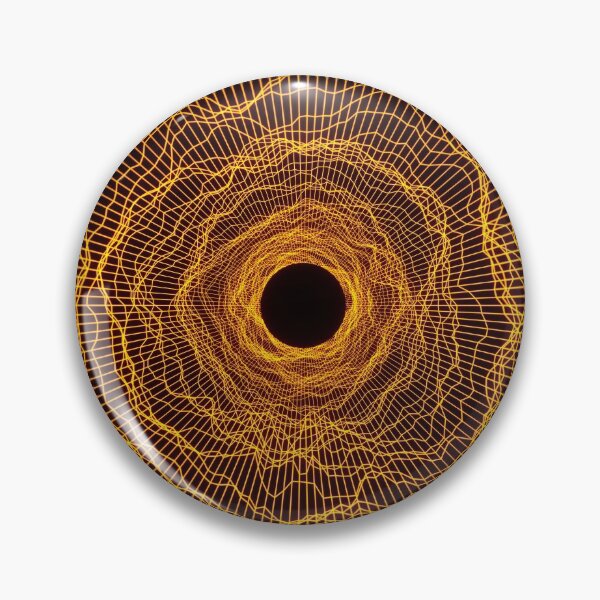 Item preview, Black hole 2 -futuristic space- Neon Amber Orange designed and sold by lematworks.