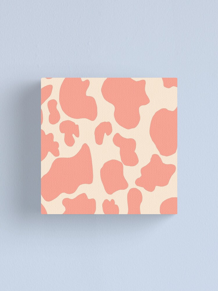 Red Cow Print 4 Canvas Print By Xoxobrooklynn Redbubble - pink cow print outfit roblox
