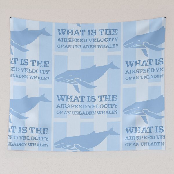 Item preview, What is the airspeed velocity is of an unladen Whale?  designed and sold by Designwebjae.