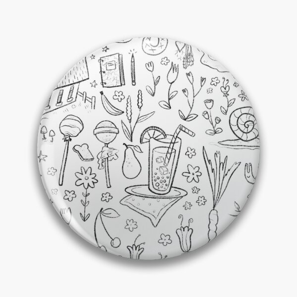 Item preview, Doodle Page (Black and White) designed and sold by pricklyparrot.