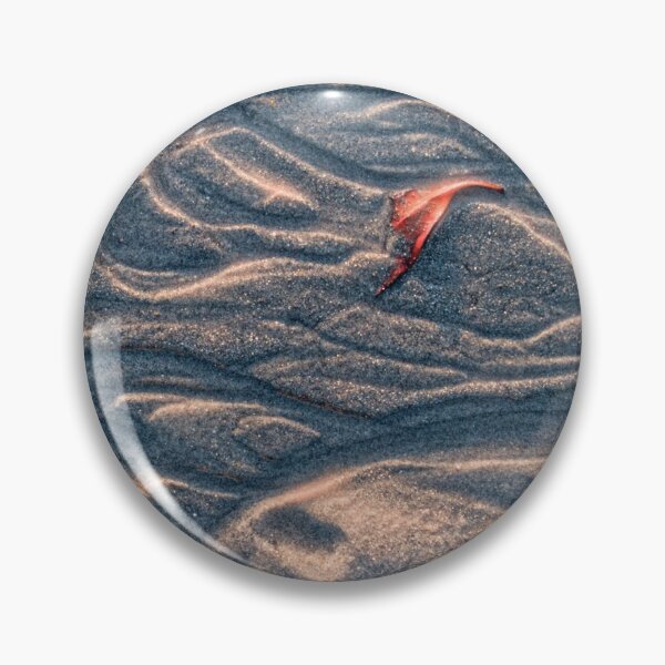 Item preview, Red leaf & blue shadows at dawn (Alamitos Beach, California, USA) designed and sold by Art in Nature.