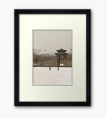 Photo taken Framed Print