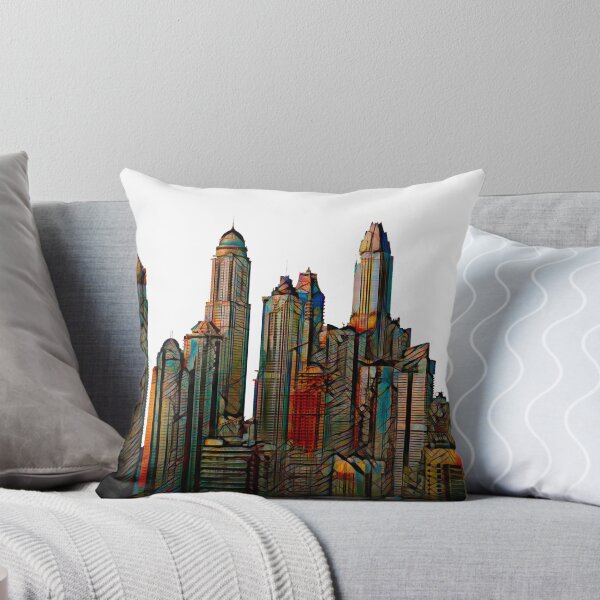 Item preview, Dubai Skyline - Burn't Edge designed and sold by Marlene Watson-Hall.