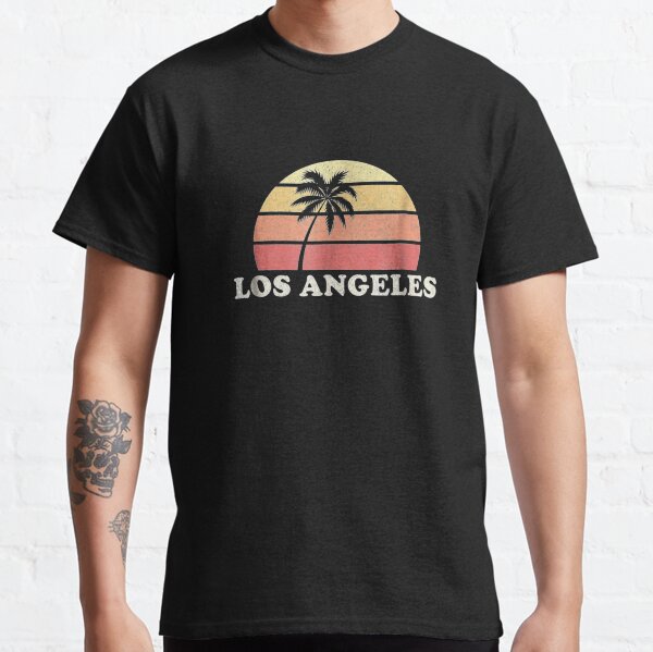 Los Angeles LA CA Vintage Retro 70s Throwback Classic T-Shirt