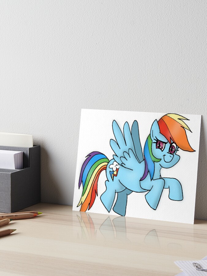 Rainbow Dash My Little Pony Friendship is Magic Art Print , little