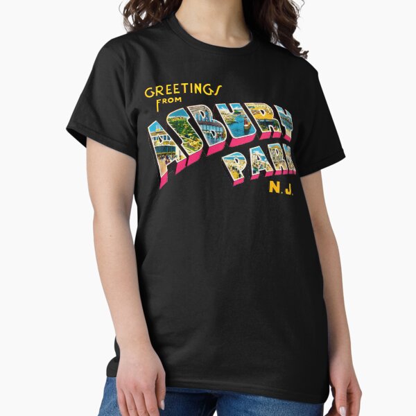 Vista previa del artículo con la obra «Saludos desde Asbury Park, Nueva Jersey 0a», diseñado y vendido por reapolo.