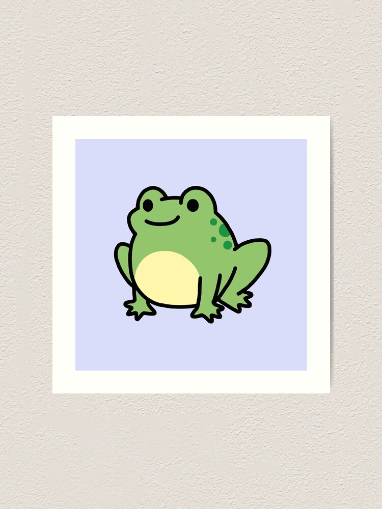 Frog Mini Art Print by littlemandyart