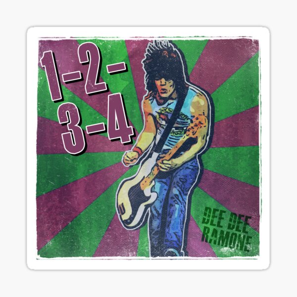 1-2-3-4 Sticker
