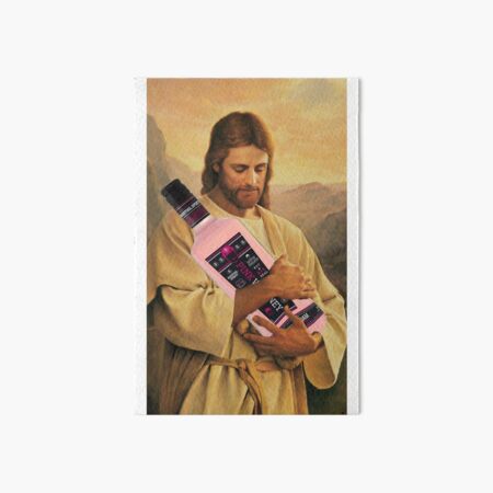 God said let there be Pink Whit Art Board Print