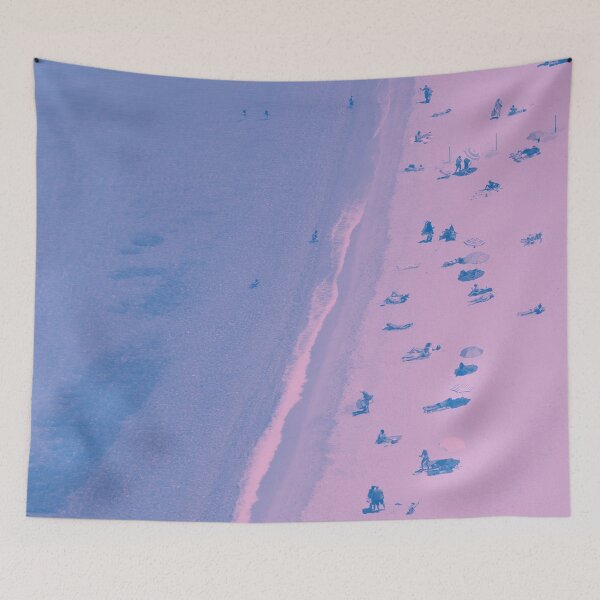 Aperçu de l'œuvre L'esthétique rose de la plage créée et vendue par bohoDecor.