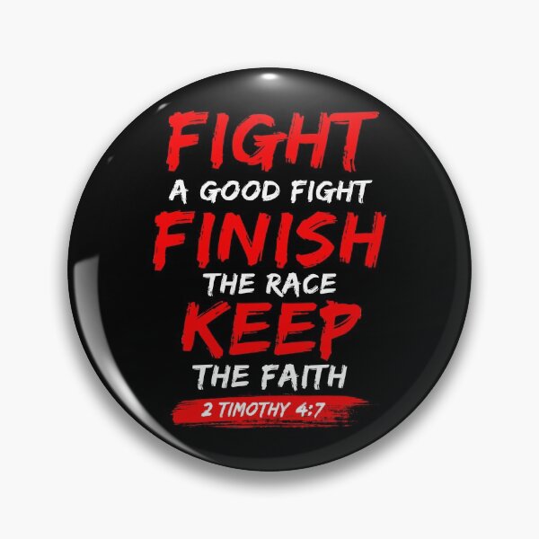 Item preview, Bible Verse Fight a Good Fight 2 Timothy 4:7 designed and sold by KA DESIGNS.