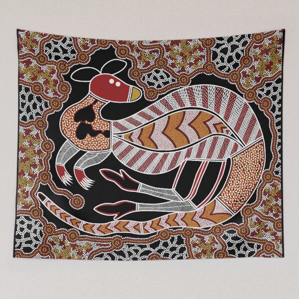 Item preview, Authentic Aboriginal Art - Kangaroo Dreaming designed and sold by HogarthArts.